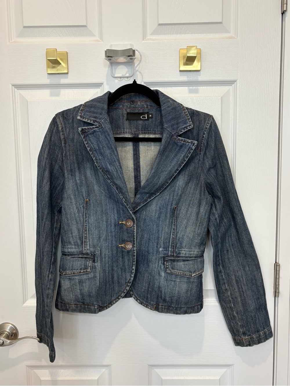 Vintage Dynamite Denim Blazer Jacket - Blue #1503